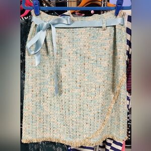 Dana Buchman Elegant Tweed Wrap Skirt, Size 10, NWT. Originally $350!!